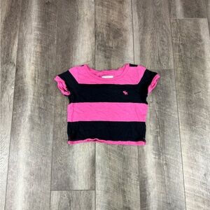 Abercrombie Kids Pink Stripe Top